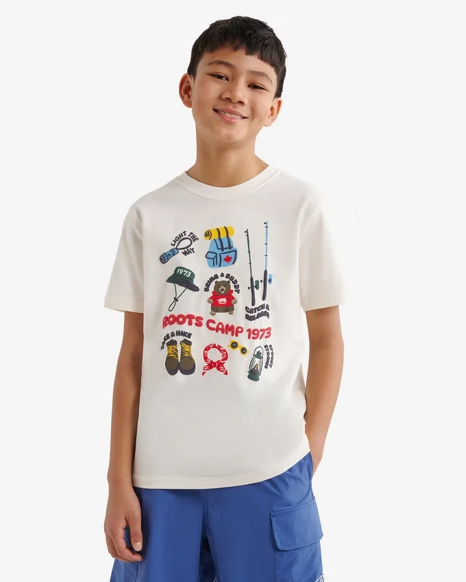 Kids Glow In The Dark Camp T-Shirt Kids Glow In The Dark Camp T-Shirt