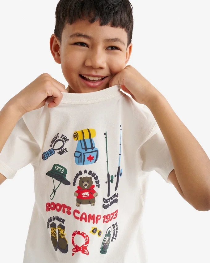 Kids Glow In The Dark Camp T-Shirt Kids Glow In The Dark Camp T-Shirt