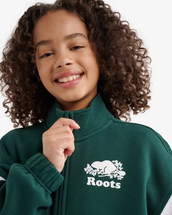 Kids Organic Cooper Colour Block Jacket Kids Organic Cooper Colour Block Jacket