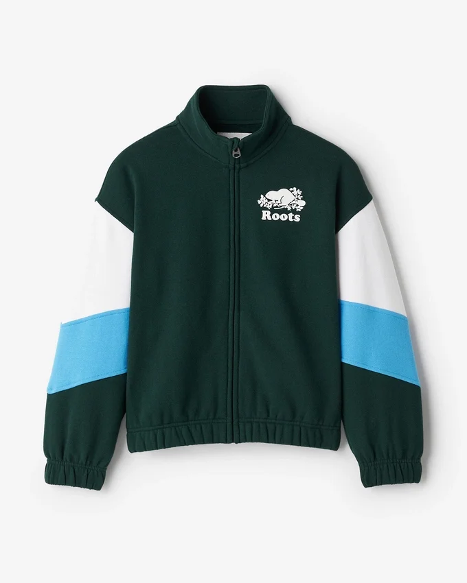 Kids Organic Cooper Colour Block Jacket Kids Organic Cooper Colour Block Jacket