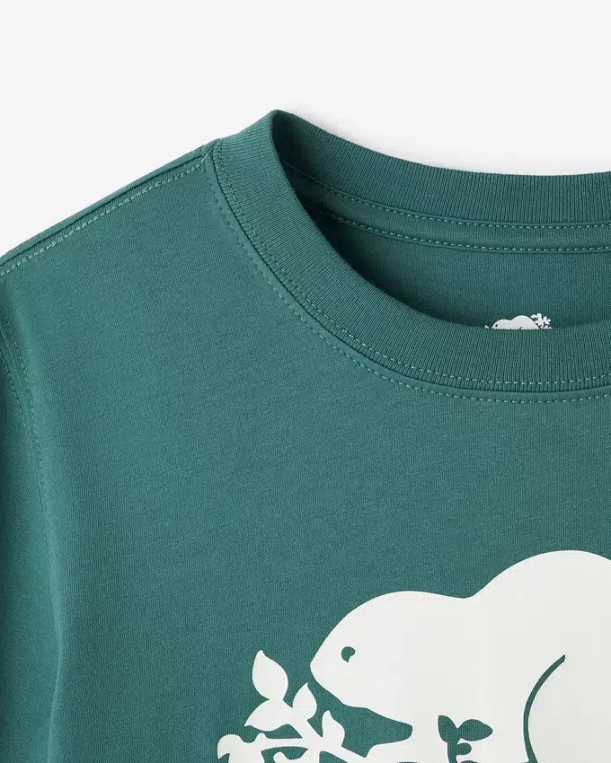 Kids Organic Original Cooper Beaver T-Shirt Kids Organic Original Cooper Beaver T-Shirt
