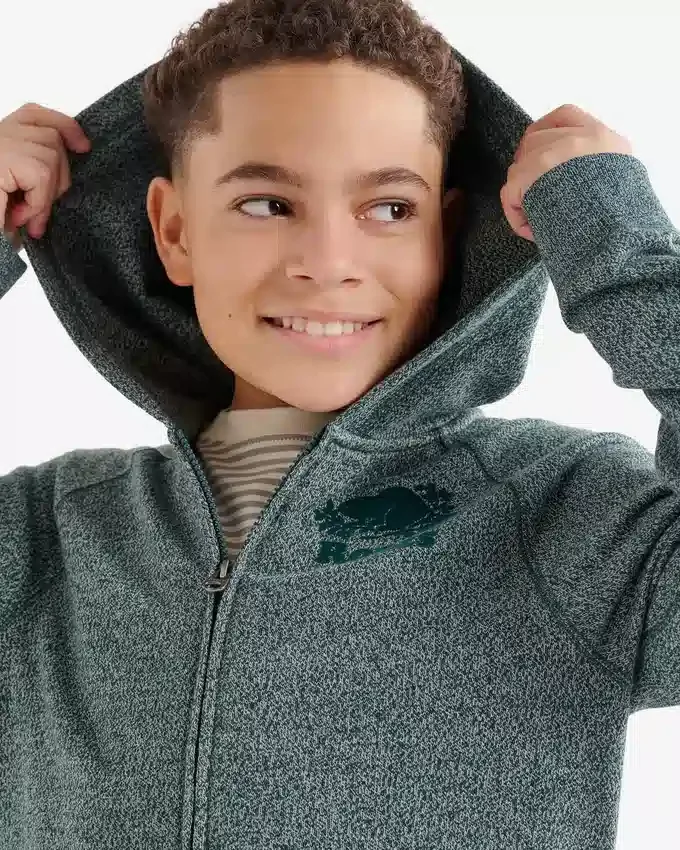 Kids Organic Original Terry Full Zip Hoodie Kids Organic Original Terry Full Zip Hoodie