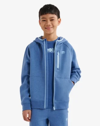 Kids Recover Interlock Full Zip Hoodie