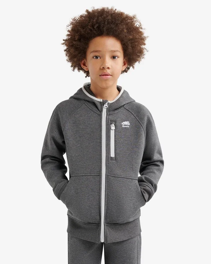 Kids Recover Interlock Full Zip Hoodie Kids Recover Interlock Full Zip Hoodie