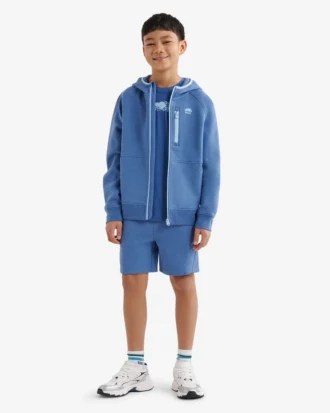 Kids Recover Interlock Full Zip Hoodie