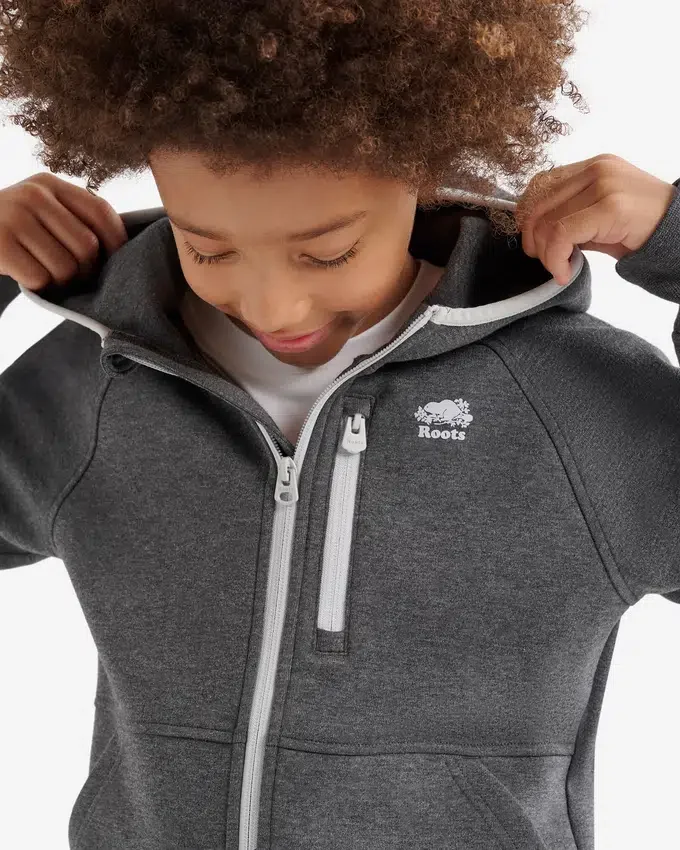 Kids Recover Interlock Full Zip Hoodie Kids Recover Interlock Full Zip Hoodie