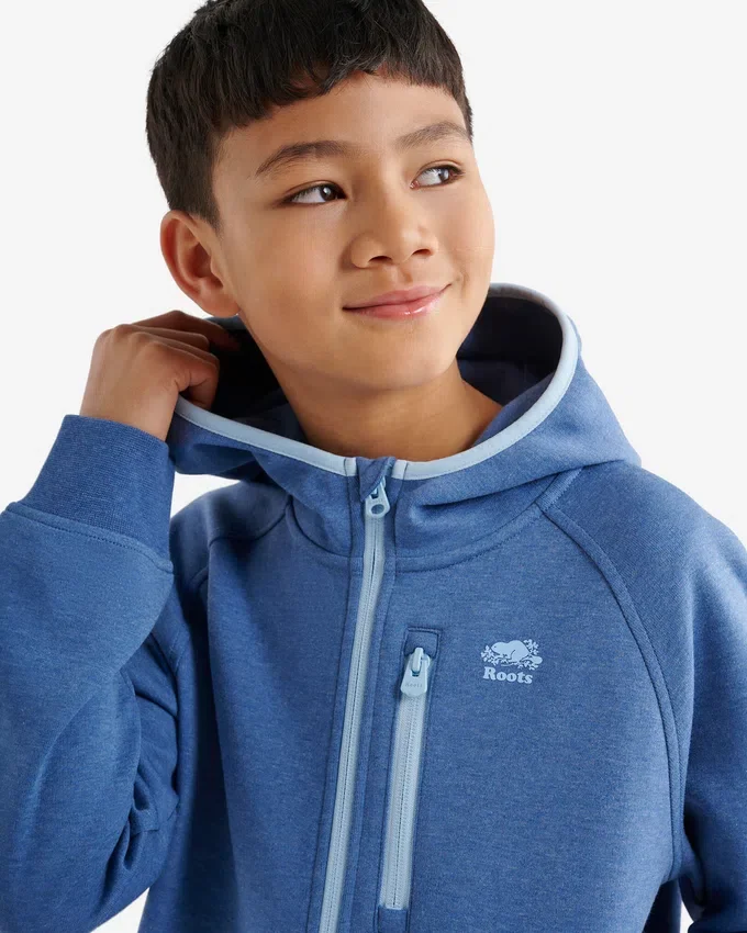 Kids Recover Interlock Full Zip Hoodie Kids Recover Interlock Full Zip Hoodie