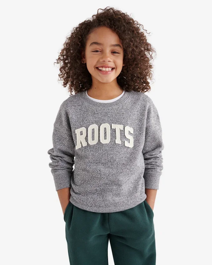 Kids Roots Applique Sweatshirt Kids Roots Applique Sweatshirt