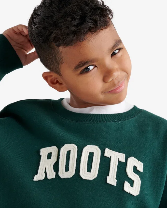 Kids Roots Applique Sweatshirt Kids Roots Applique Sweatshirt