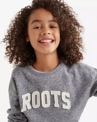 Kids Roots Applique Sweatshirt