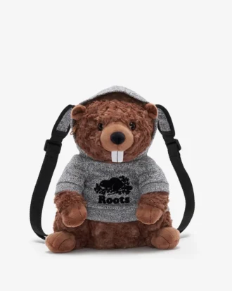 Kids Roots Beaver Stuffie Bag Kids Roots Beaver Stuffie Bag