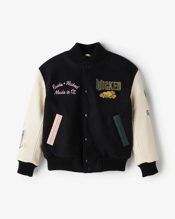 Kids Roots X Wicked Varsity Jacket Kids Roots X Wicked Varsity Jacket