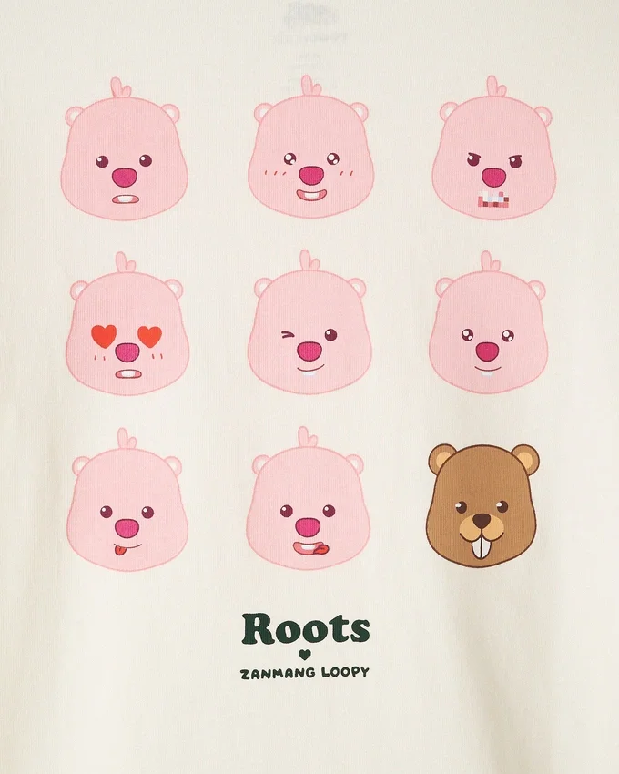 Kids Roots X Zanmang Loopy T-Shirt Kids Roots X Zanmang Loopy T-Shirt