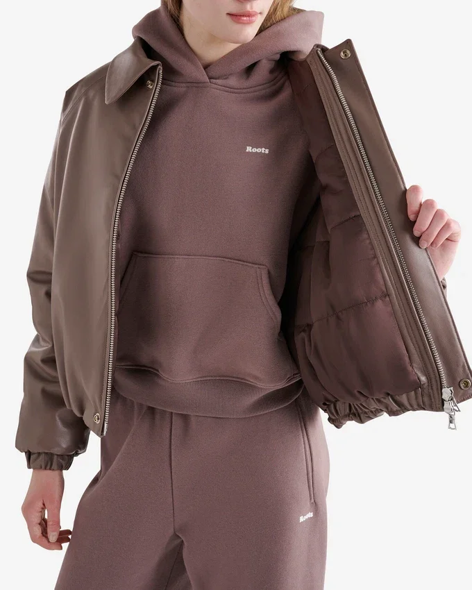 Leather Bubble Jacket Leather Bubble Jacket