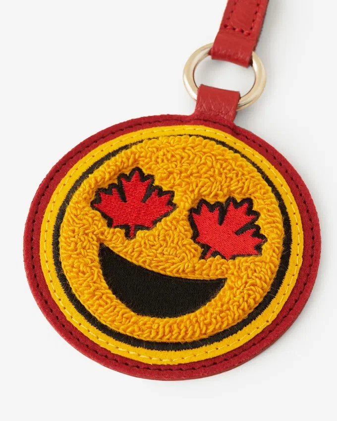 Maple Leaf Smiley Charm Maple Leaf Smiley Charm
