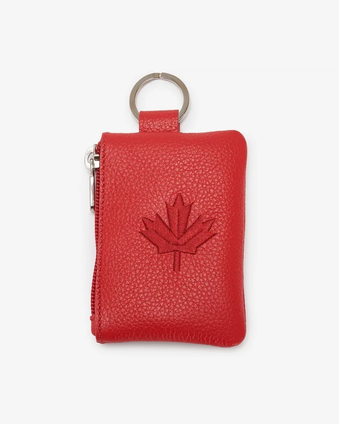 Maple Leaf Top Zip Pouch Cervino Maple Leaf Top Zip Pouch Cervino