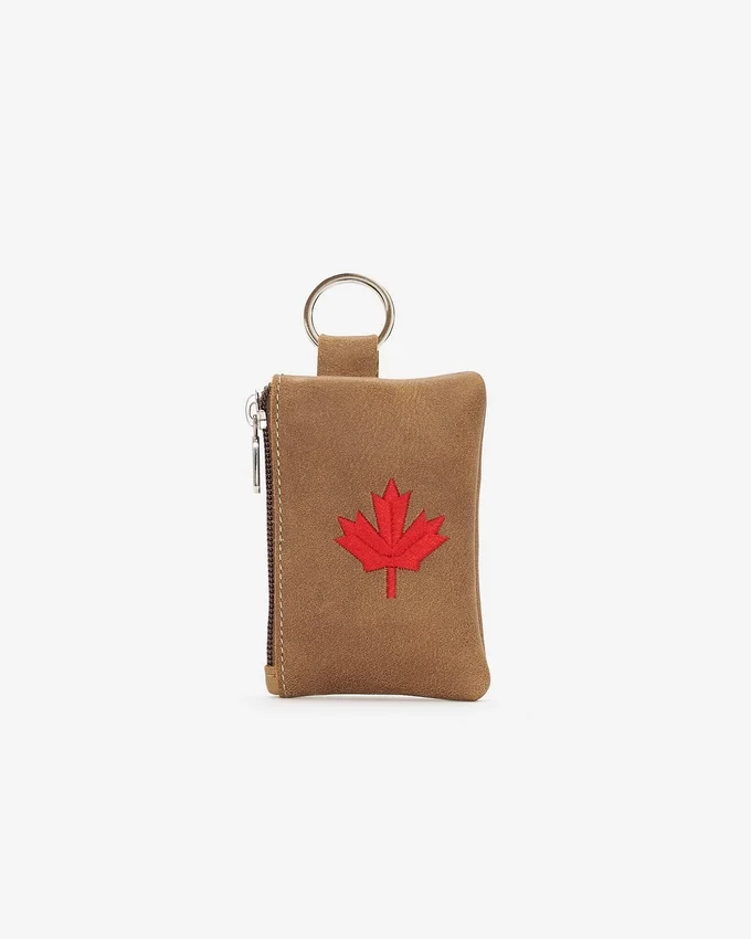 Maple Leaf Top Zip Pouch Tribe Maple Leaf Top Zip Pouch Tribe