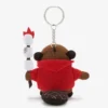 Marshmallow Beaver Keychain