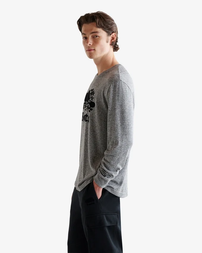 Mens Organic Cooper Beaver Long Sleeve T-shirt Mens Organic Cooper Beaver Long Sleeve T-shirt