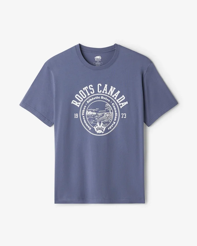 Mens Roots Lakeview T-Shirt Mens Roots Lakeview T-Shirt