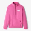 Organic Cooper Relaxed Quarter Zip Stein Organic Cooper Relaxed Quarter Zip Stein