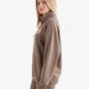Organic Cooper Relaxed Quarter Zip Stein Organic Cooper Relaxed Quarter Zip Stein