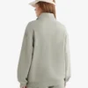 Organic Cooper Relaxed Quarter Zip Stein Organic Cooper Relaxed Quarter Zip Stein