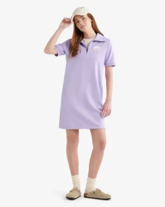 Organic Cooper Terry Quarter Zip Dress Organic Cooper Terry Quarter Zip Dress