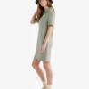 Organic Cooper Terry Quarter Zip Dress Organic Cooper Terry Quarter Zip Dress