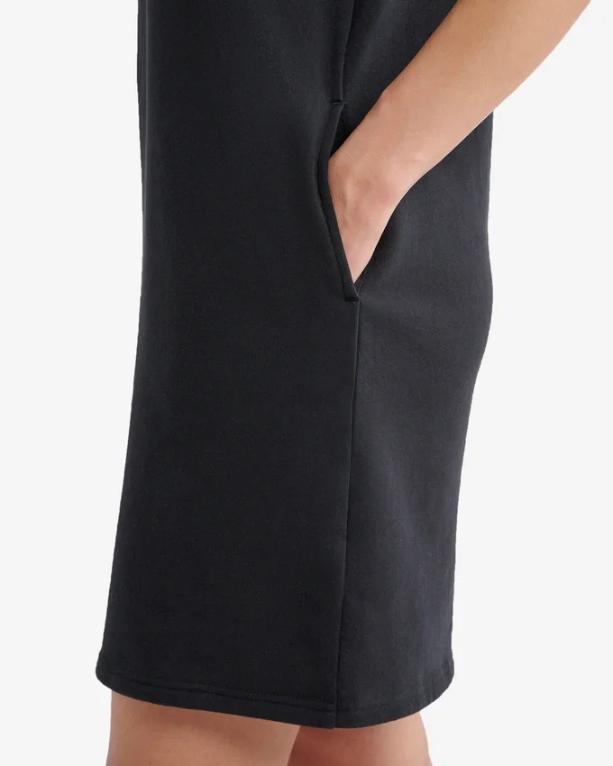 Organic Cooper Terry Quarter Zip Dress Organic Cooper Terry Quarter Zip Dress