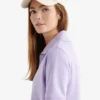 Organic Cooper Terry Quarter Zip Dress Organic Cooper Terry Quarter Zip Dress
