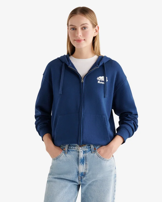 Organic Original Relaxed Full Zip Hoodie Organic Original Relaxed Full Zip Hoodie