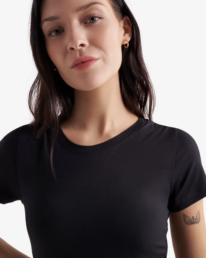 Renew Knit Crop T-Shirt Renew Knit Crop T-Shirt