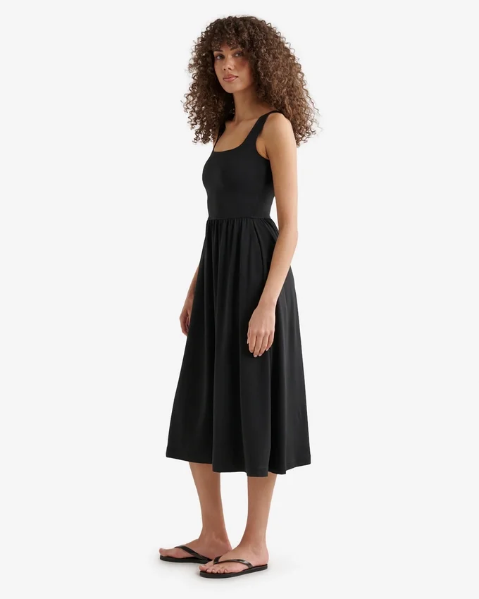 Renew Knit Square Neck Dress Renew Knit Square Neck Dress