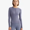 Roam Rib Fitted Long Sleeve Henley Roam Rib Fitted Long Sleeve Henley
