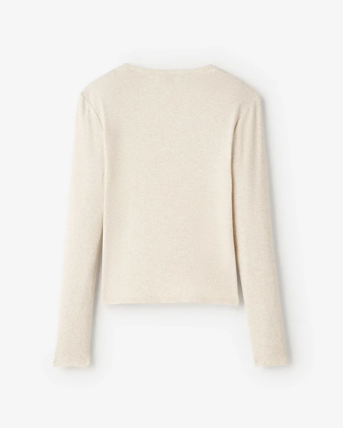 Roam Rib Fitted Long Sleeve Henley Roam Rib Fitted Long Sleeve Henley