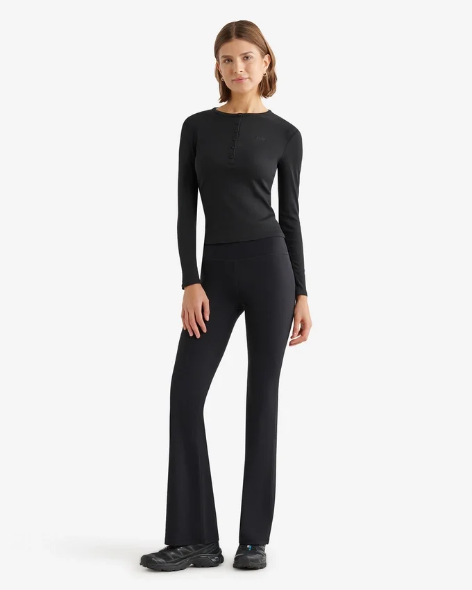 Roam Rib Fitted Long Sleeve Henley Roam Rib Fitted Long Sleeve Henley
