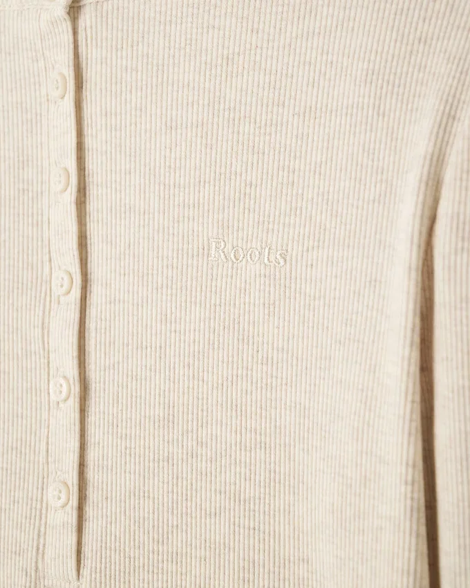 Roam Rib Fitted Long Sleeve Henley Roam Rib Fitted Long Sleeve Henley