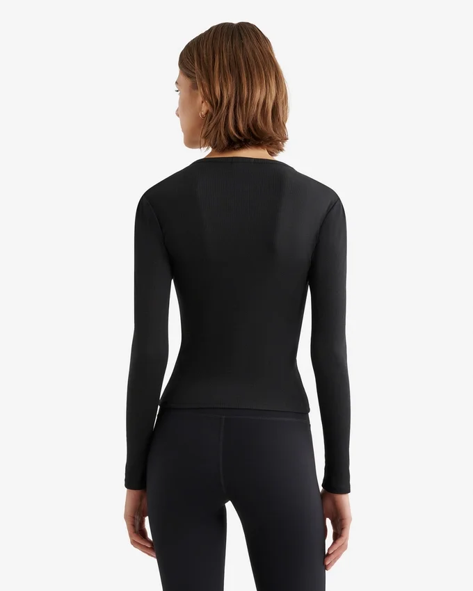 Roam Rib Fitted Long Sleeve Henley Roam Rib Fitted Long Sleeve Henley