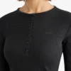 Roam Rib Fitted Long Sleeve Henley Roam Rib Fitted Long Sleeve Henley