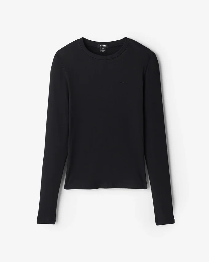 Roam Rib Fitted Long Sleeve Top Roam Rib Fitted Long Sleeve Top