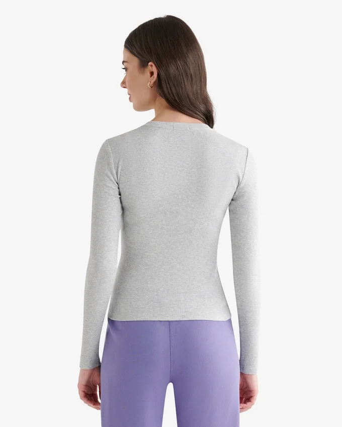 Roam Rib Fitted Long Sleeve Top Roam Rib Fitted Long Sleeve Top