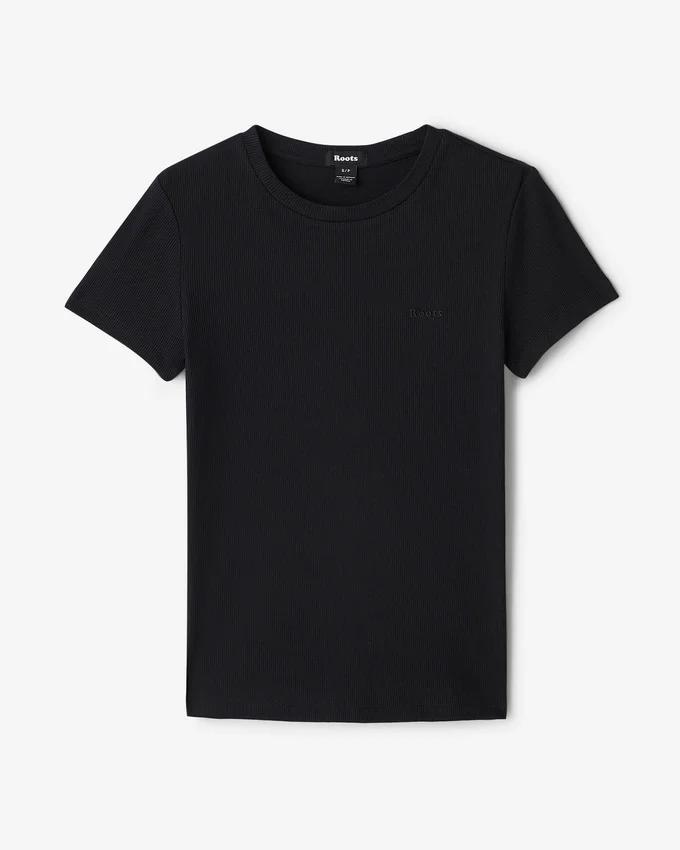 Roam Rib Fitted Short Sleeve Top Roam Rib Fitted Short Sleeve Top