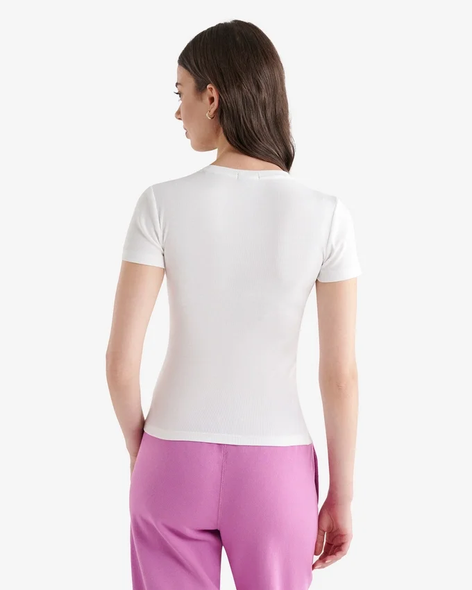 Roam Rib Fitted Short Sleeve Top Roam Rib Fitted Short Sleeve Top