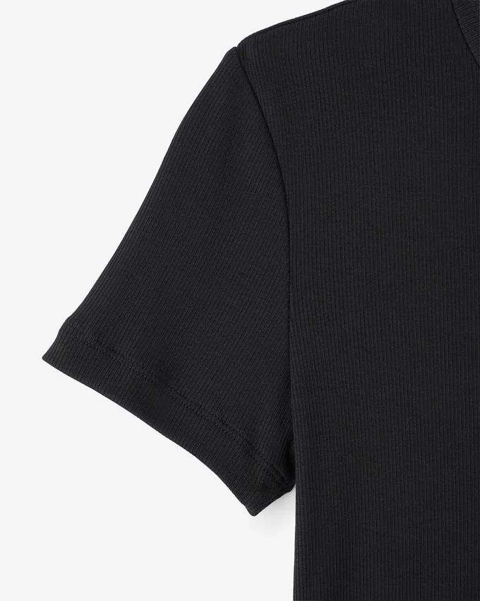 Roam Rib Fitted Short Sleeve Top Roam Rib Fitted Short Sleeve Top