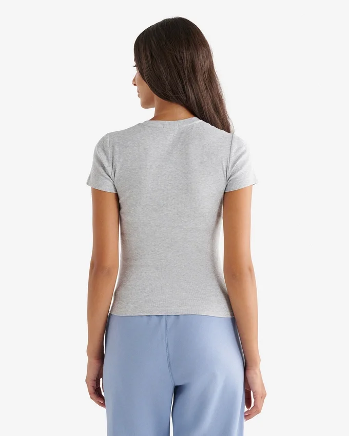 Roam Rib Fitted Short Sleeve Top Roam Rib Fitted Short Sleeve Top