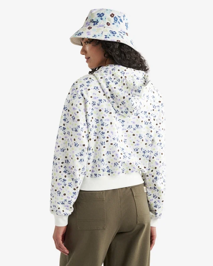 Roots Floral Full Zip Hoodie Roots Floral Full Zip Hoodie