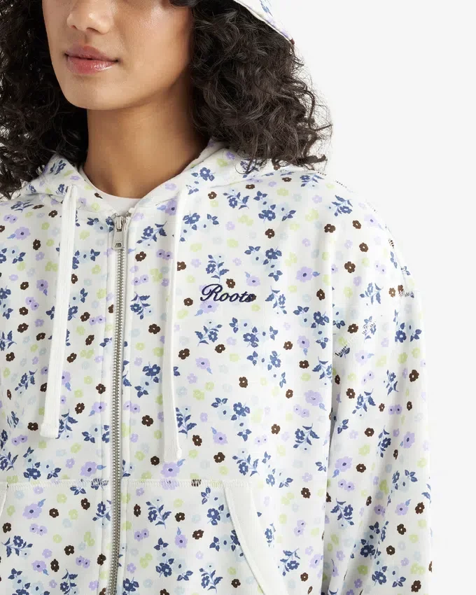 Roots Floral Full Zip Hoodie Roots Floral Full Zip Hoodie