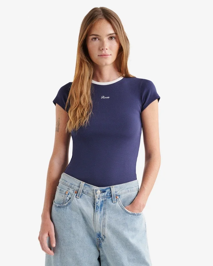 Roots Rib Short Sleeve T-Shirt Roots Rib Short Sleeve T-Shirt