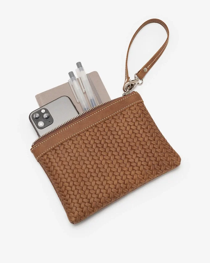 Small Wristlet Woven Small Wristlet Woven